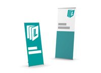 X- und L-Banner bedrucken